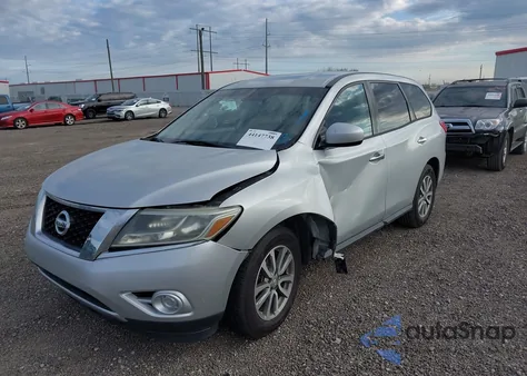 2013 Nissan Pathfinder S из США, поврежденный, VIN 5N1AR2MN9DC636198